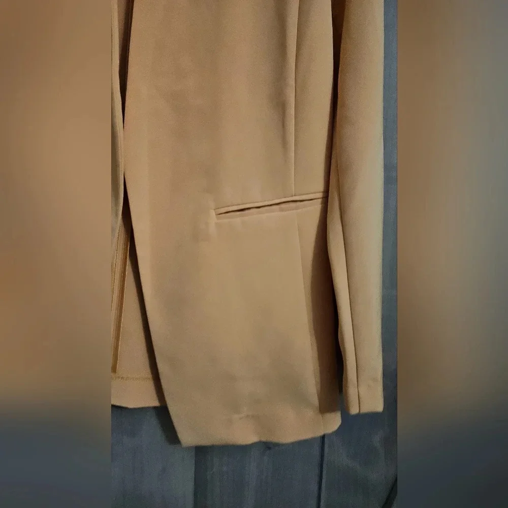 Bagatelle Open front blazer. light orange. Size small NWT - Picture 10 of 14